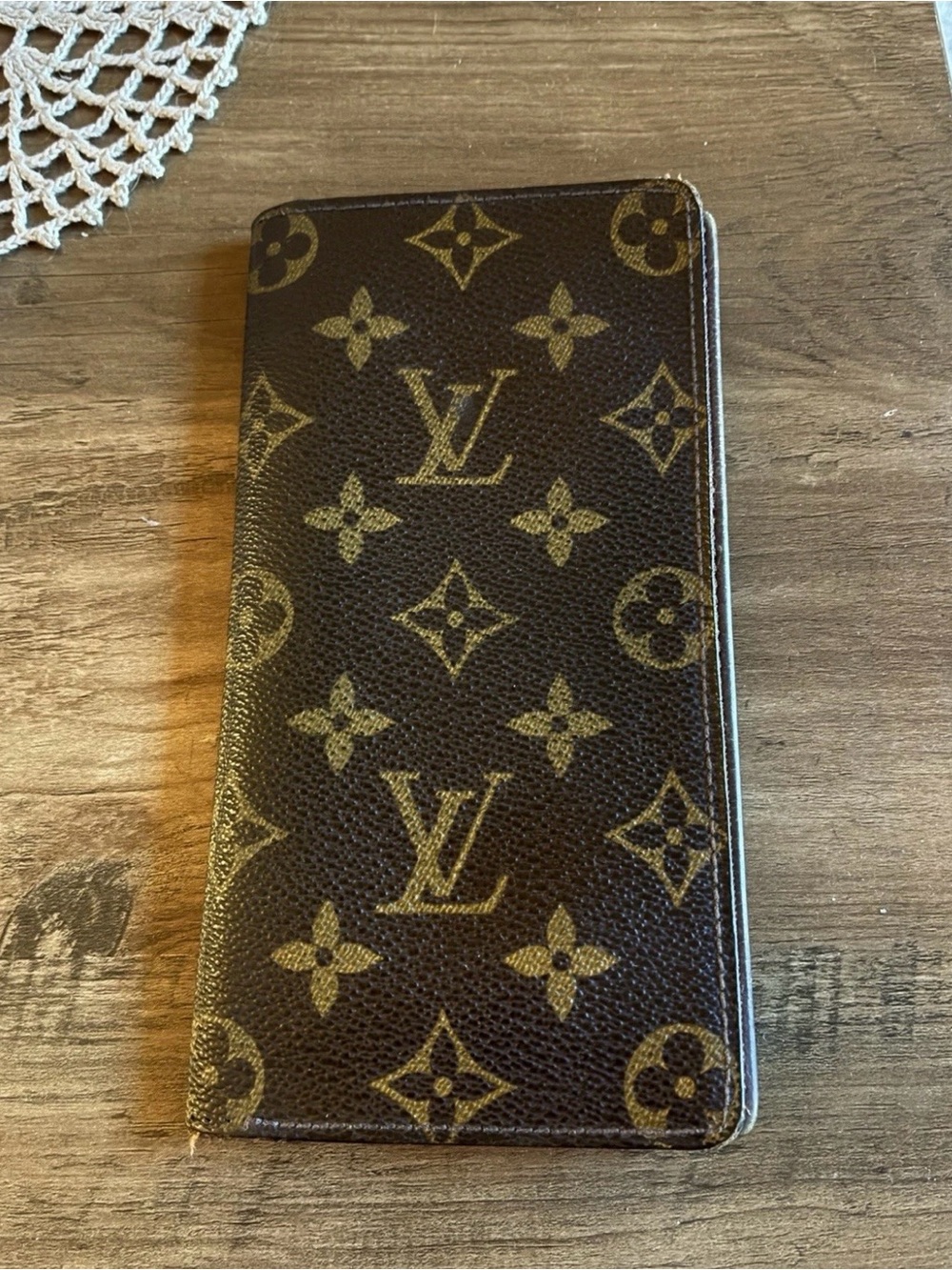 Vintage Louis Vuitton Monogram Canvas Long Wallet